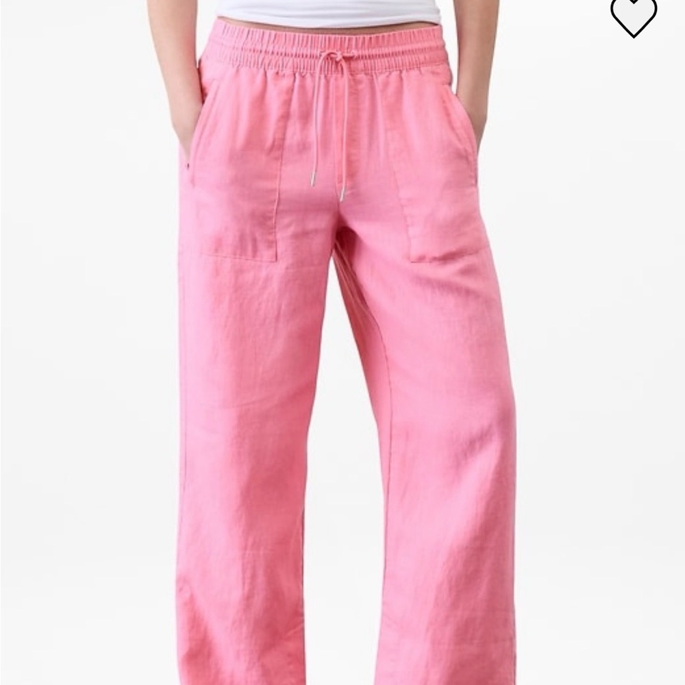 Athleta Women's Pink Wide Leg Pants